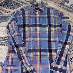 Ralph Lauren Men's Multicolor Plaid Button-Down Shirt
